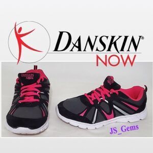 Size 6 Black & Pink Athletic Sneaker Shoes